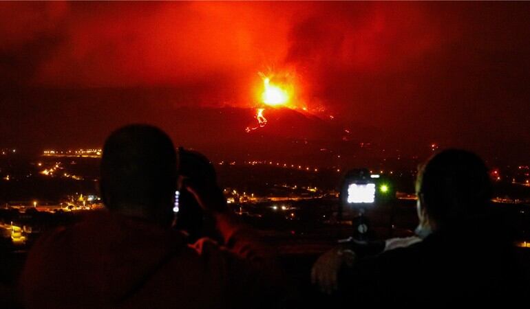 Volcán Las Palmas, España. Foto: Europa Press News / Getty Imagen