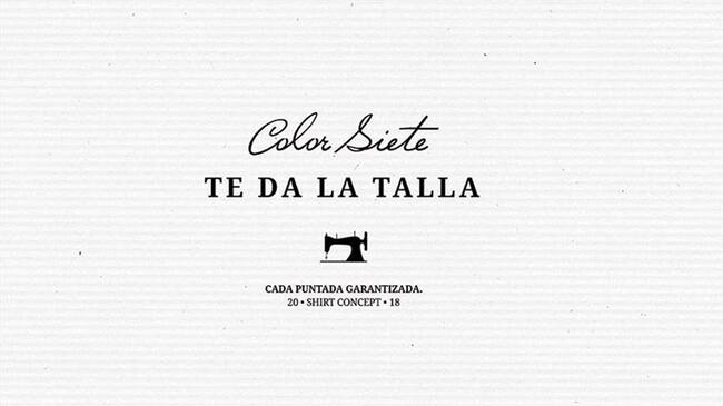 Color Siete te da la talla.