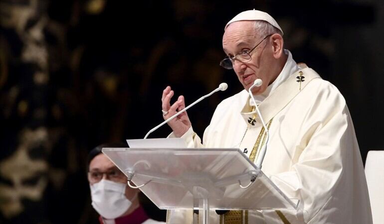 El papa Francisco celebra liberación de Gloria Cecilia Narváez, monja colombiana. Foto: Getty Images /  Vatican Pool / Colaborador