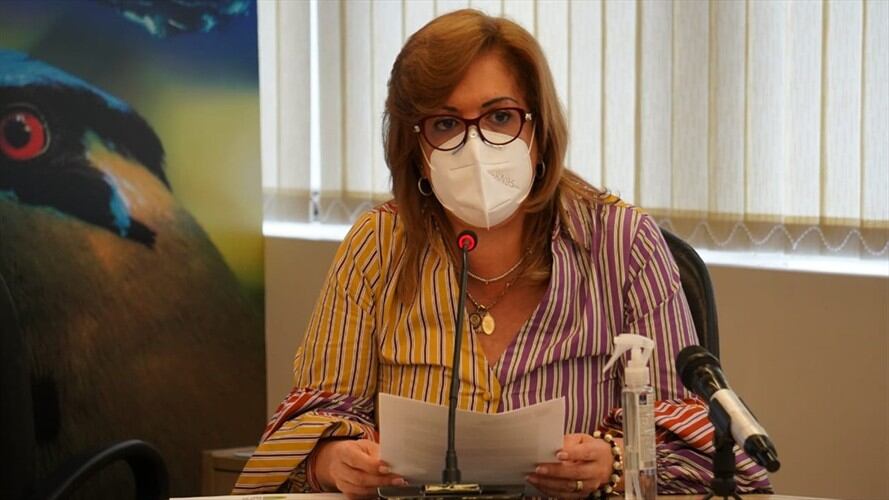 Clara Luz Roldán asegura se trata de medidas de contingencia en el tercer pico de la pandemia. Foto: Cortesía Comunicaciones Gobernación del Valle del Cauca