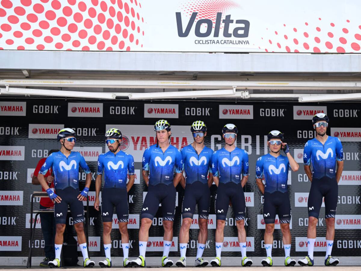 Tres colombianos liderarán al equipo Movistar en el Giro de Italia 2024