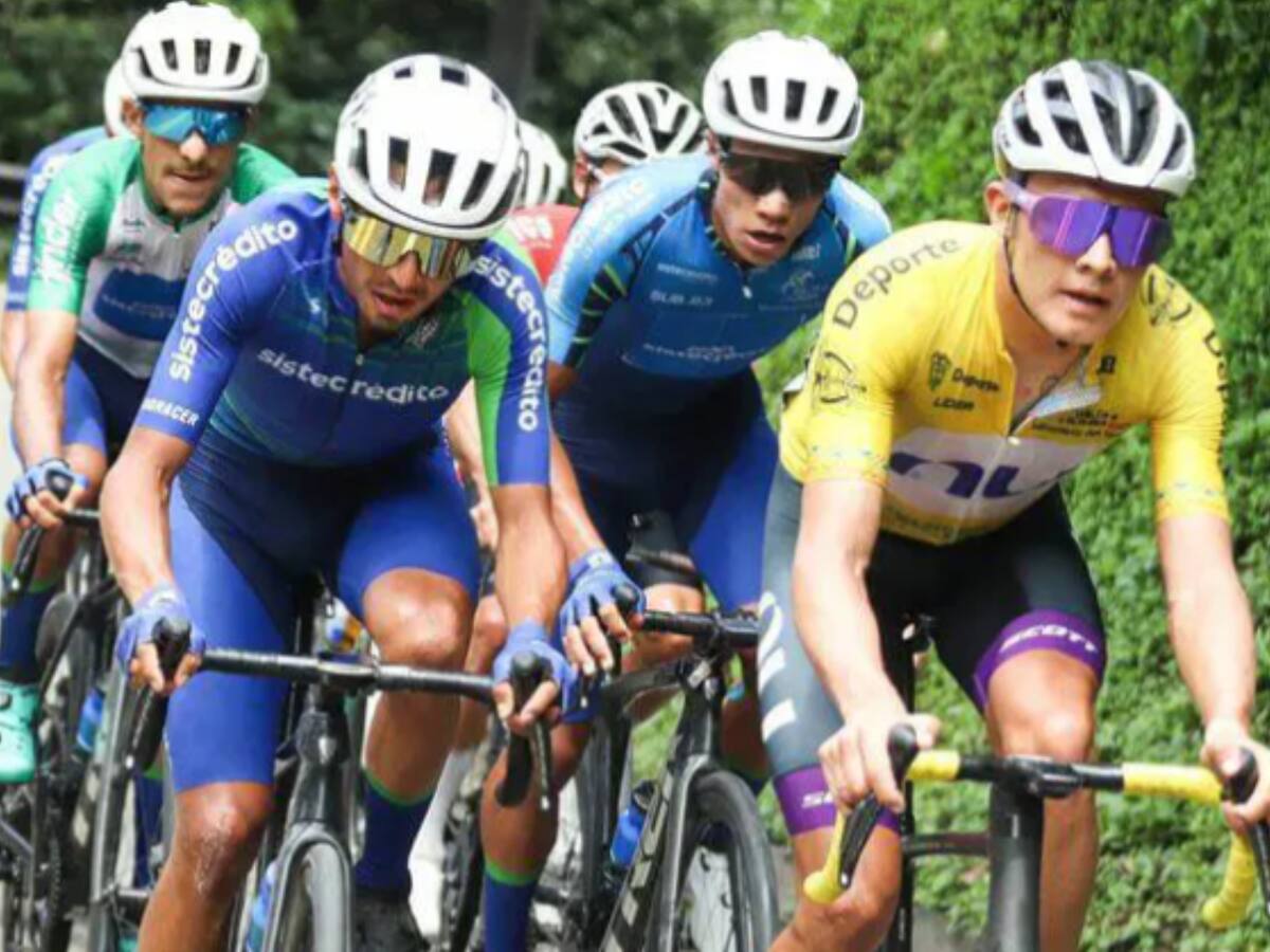 Sebastián Castaño gana la segunda etapa de la Vuelta a Colombia y se viste de líder