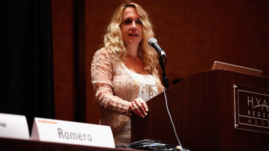 Brenda Romero, la mujer que cambió la industria de los videojuegos. Foto: Getty Images.