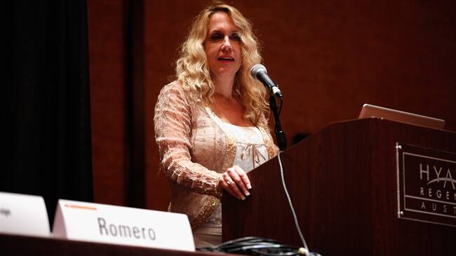 Brenda Romero, la mujer que cambió la industria de los videojuegos. Foto: Getty Images.