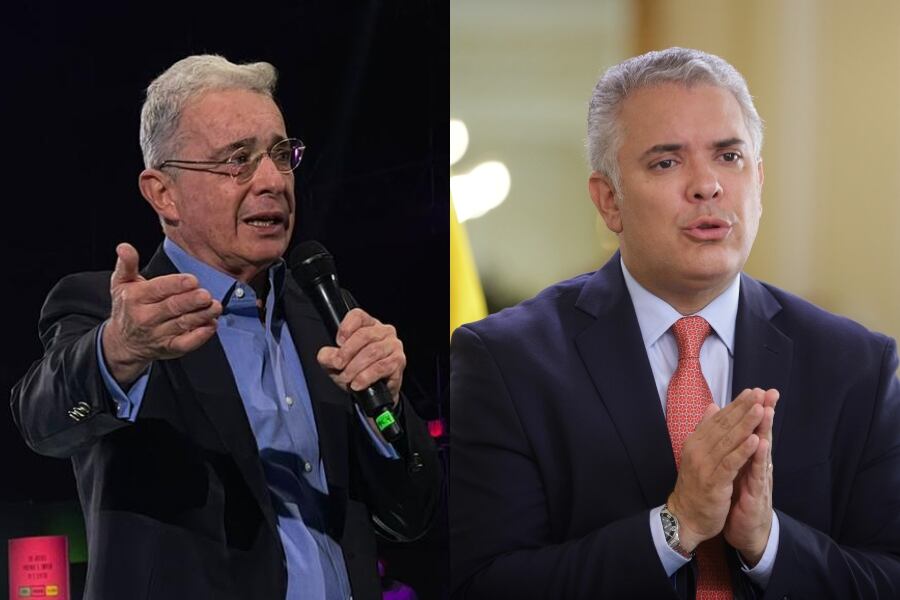 Relación entre Uribe y Duque al termómetro de la verdad. Fotos: Colprensa