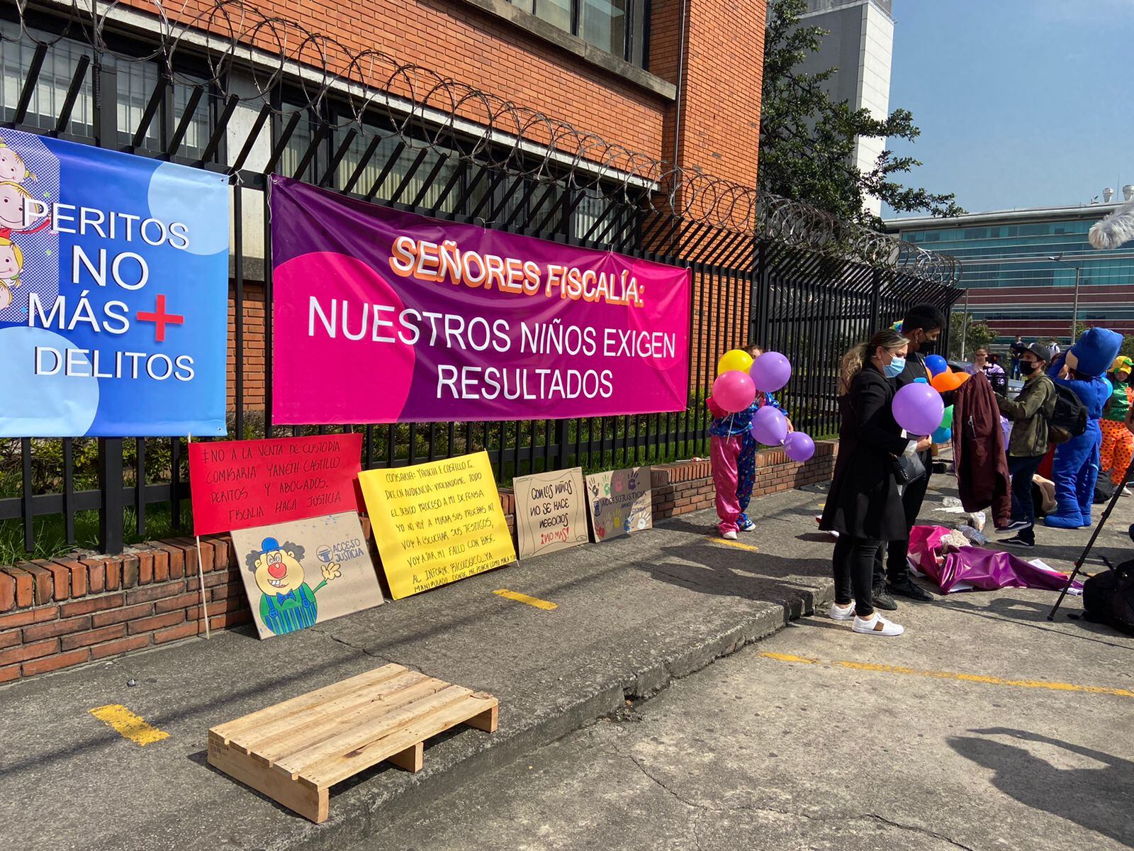 Protestas por resultados en investigaciones por Cartel de las Comisarías de Familia