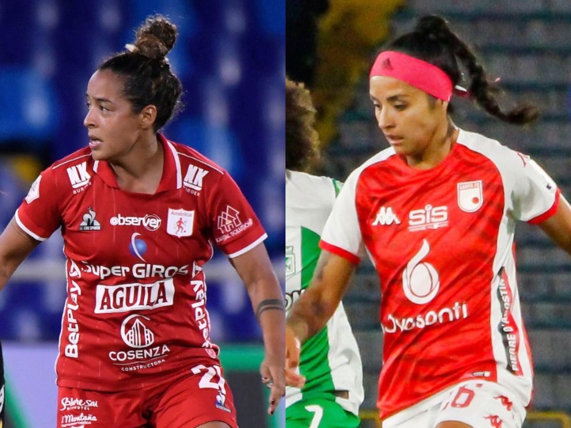 Ingrid Vidal de América (izquierda) y Liliana Salazar de Santa Fe (derecha). Foto: Dimayor