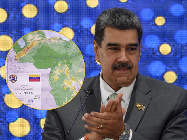 Nicolás Maduro y &quot;nuevo mapa de Venezuela&quot; | Foto: GettyImages y W RADIO