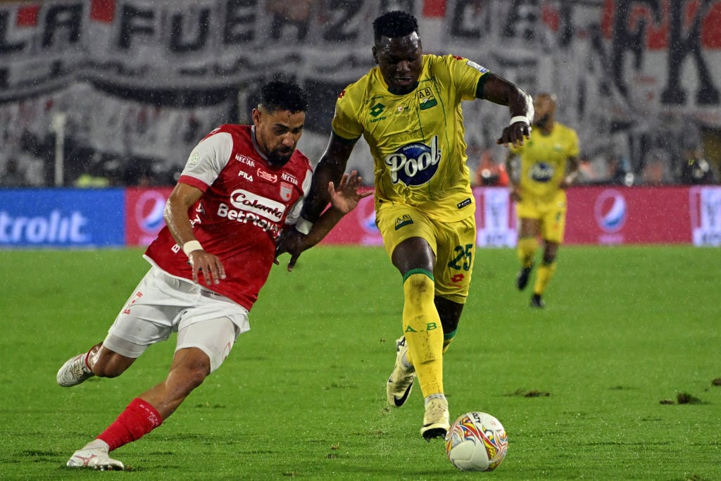 Santa Fe vs. Bucaramanga. Foto: Getty Images.