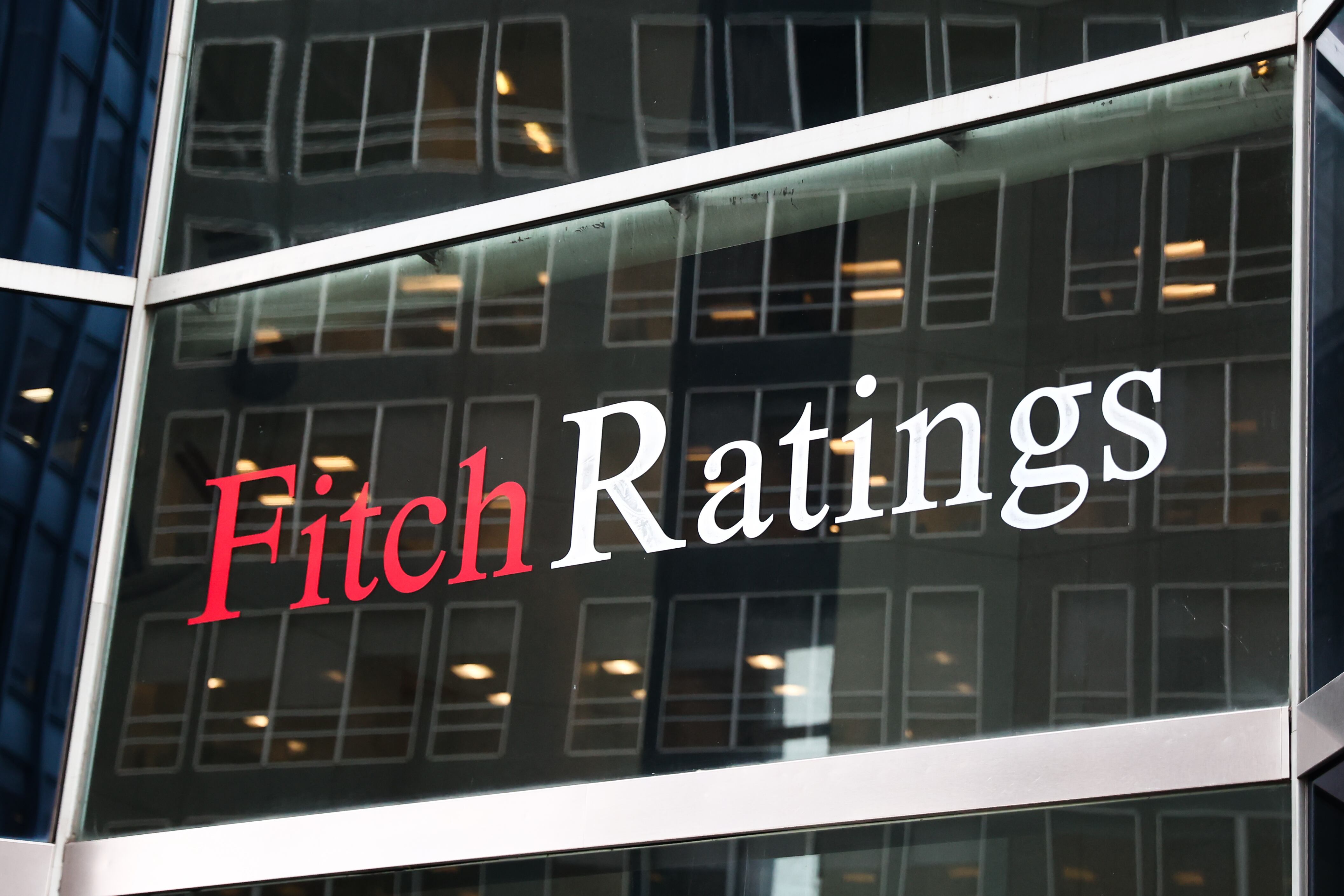 Fitch Ratings. (Photo by Jakub Porzycki/NurPhoto via Getty Images)