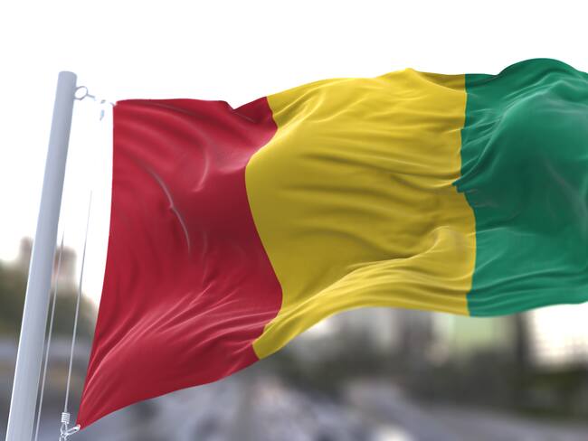 Bandera de Guinea. Getty Images