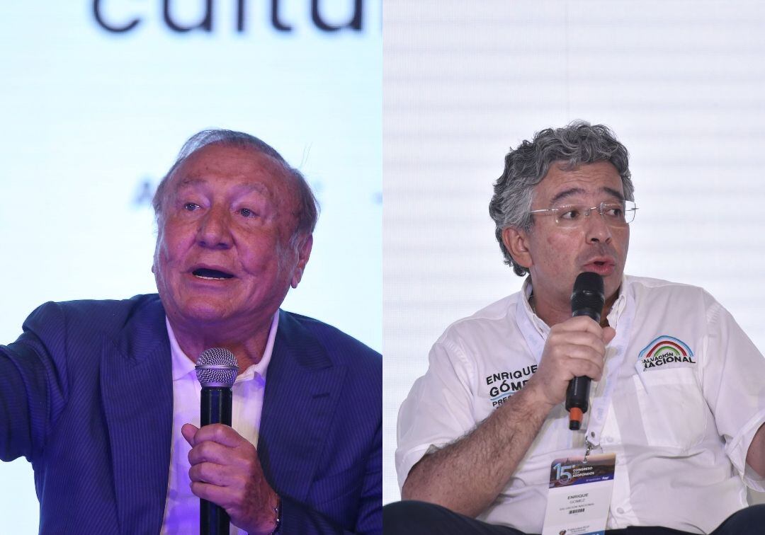 Rodolfo Hernández y Enrique Gómez // Fotos: Colprensa 