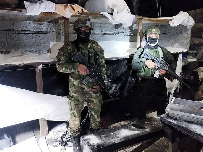 Ejército destruyó gigantesco laboratorio de cocaína que producía tres toneladas al mes