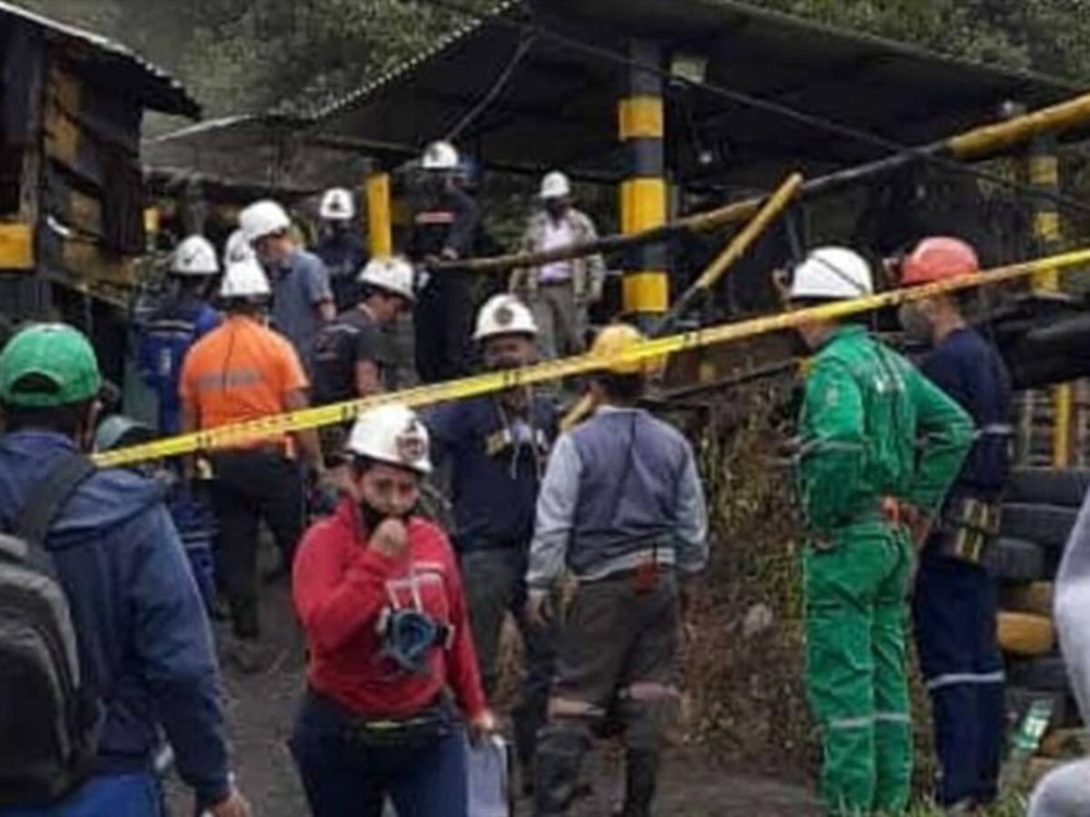 Se registra un nuevo accidente minero en Boyacá con dos personas atrapadas