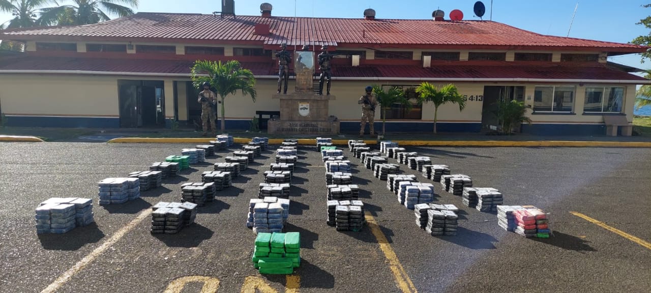 Se incautaron más de cinco toneladas de cocaína. Foto: Armada Nacional