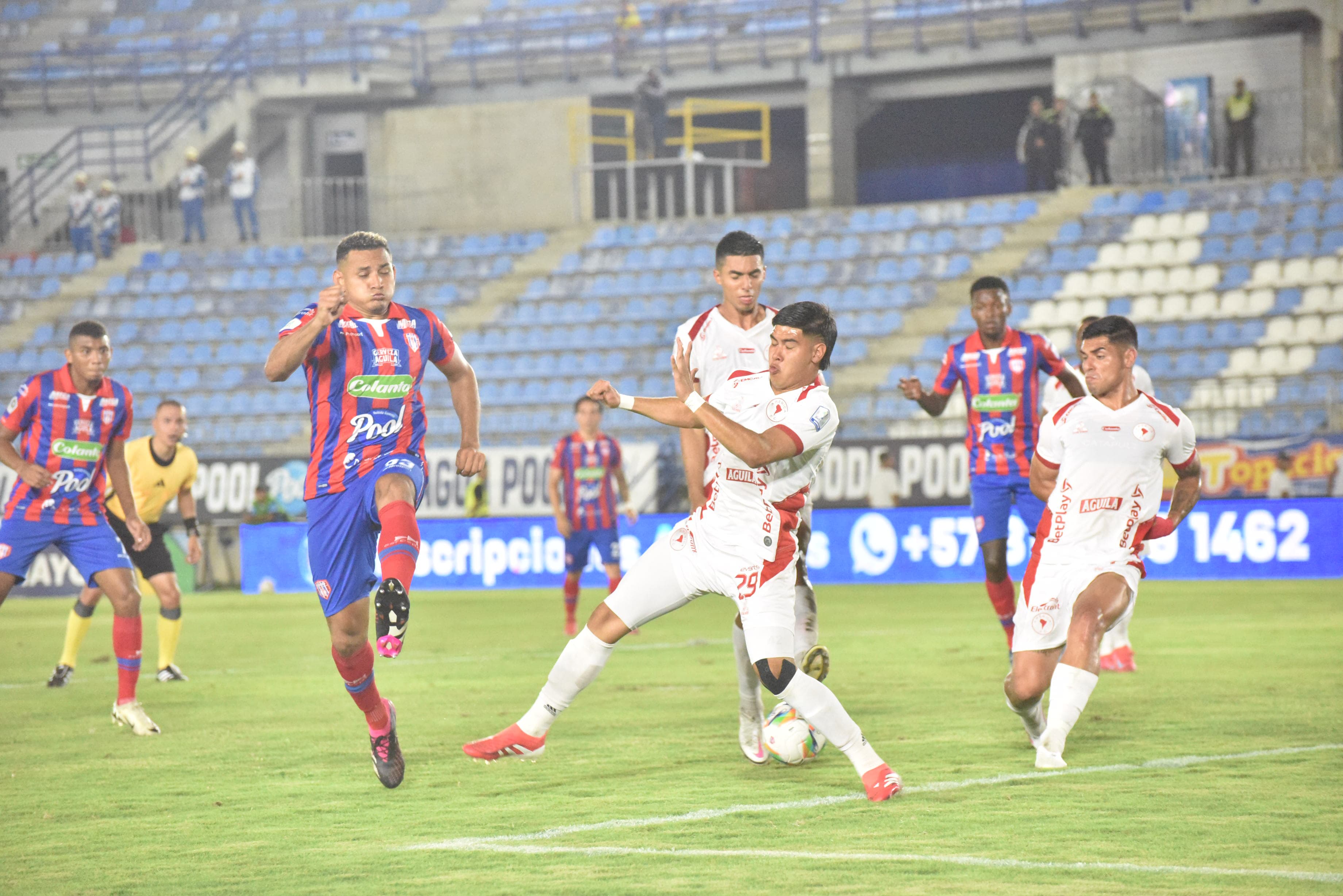 Unión Magdalena vs América de Cali - fecha 19 - Liga BetPlay Foto: Montiner Alvis/Colprensa.