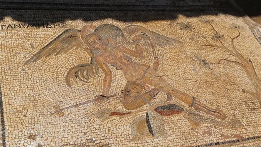 Descubren nuevos mosaicos en ciudad antigua griega en Turquía. Foto: Agencia Anadolu