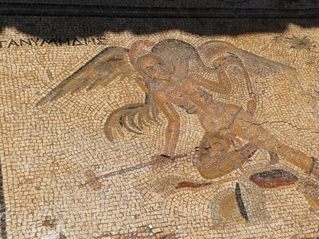 Descubren nuevos mosaicos en ciudad antigua griega en Turquía. Foto: Agencia Anadolu