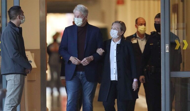 Bill Clinton recibe el alta hospitalaria tras recuperarse de su infección. Foto: Getty Images
