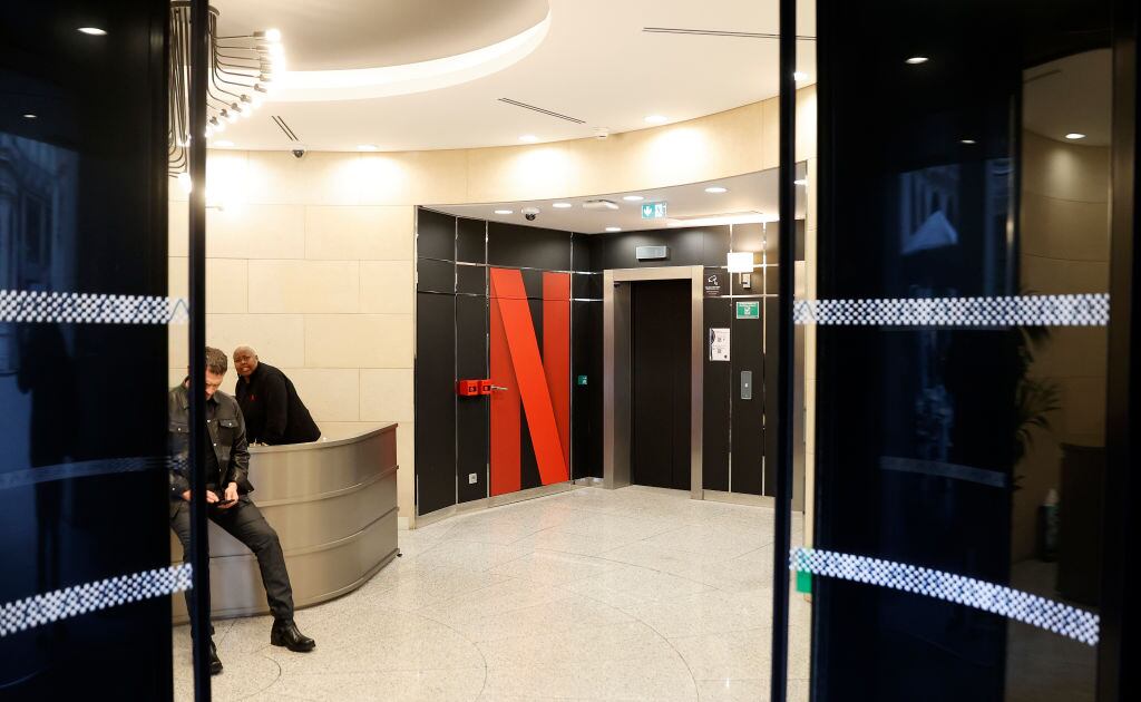 Oficinas de Netflix en París. I Foto: Chesnot/Getty Images.