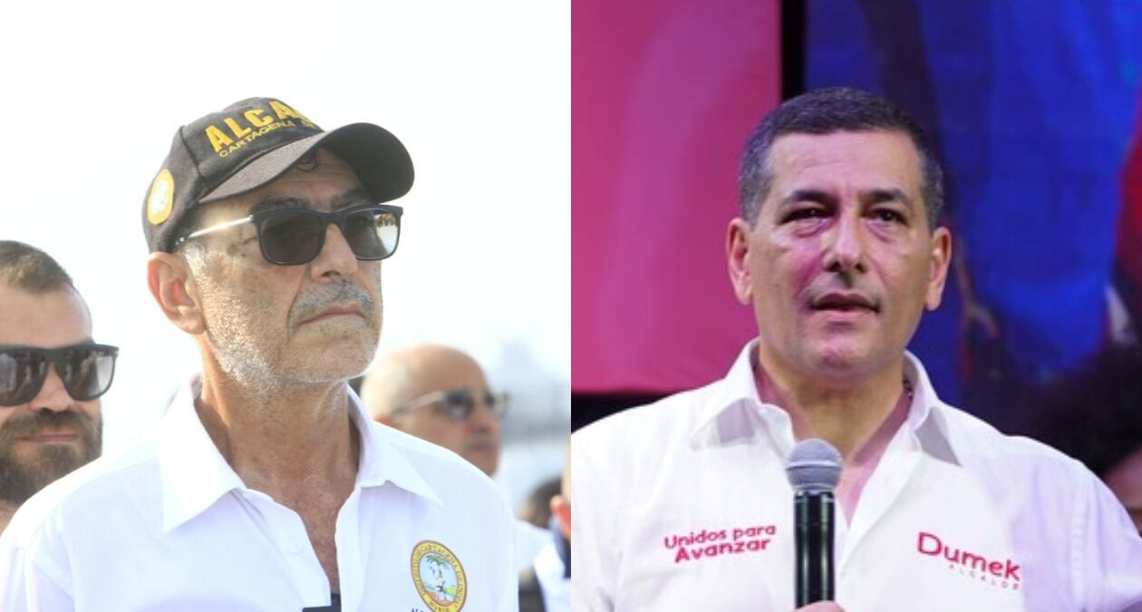 Dumek Turbay y William Dau. Foto: Colprensa.