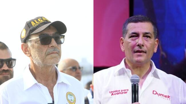 Dumek Turbay y William Dau. Foto: Colprensa.