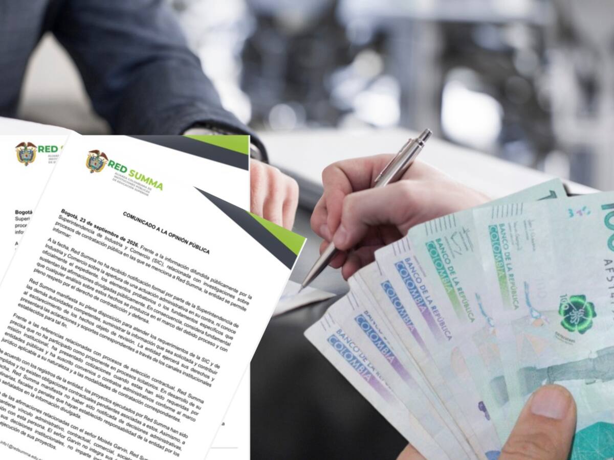 Red Summa responde a investigación de la SIC por posible corrupción en contratos estatales