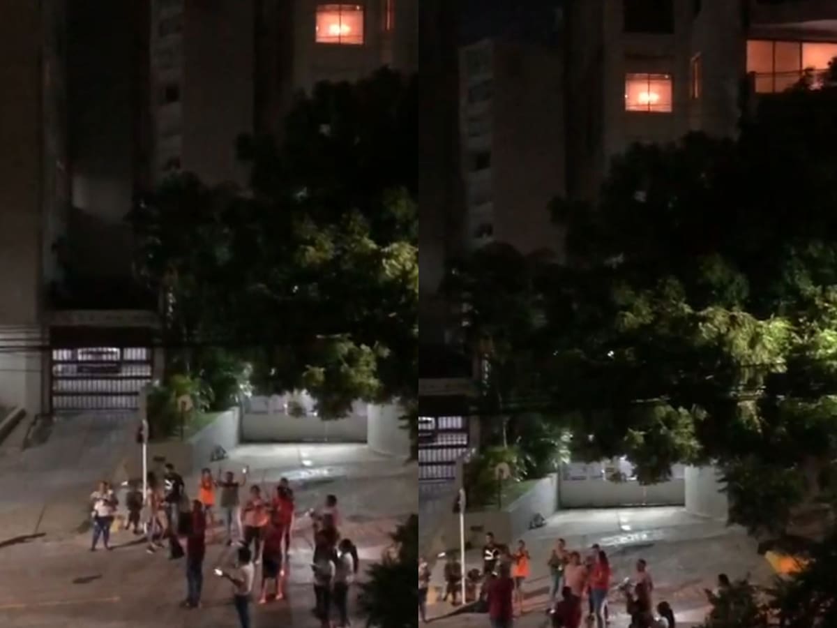 Ciudadanos protestaron a las afueras de la residencia del alcalde de Barranquilla