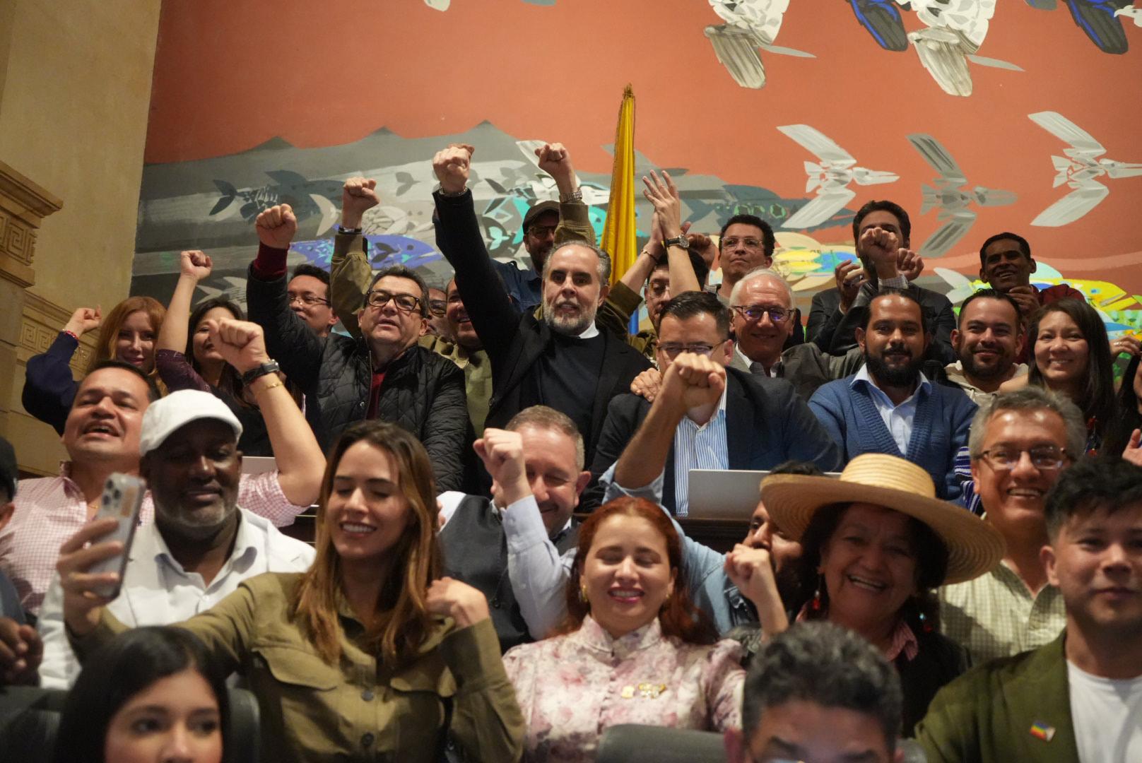 Aprobación de la reforma pensional. Foto: Suministrada