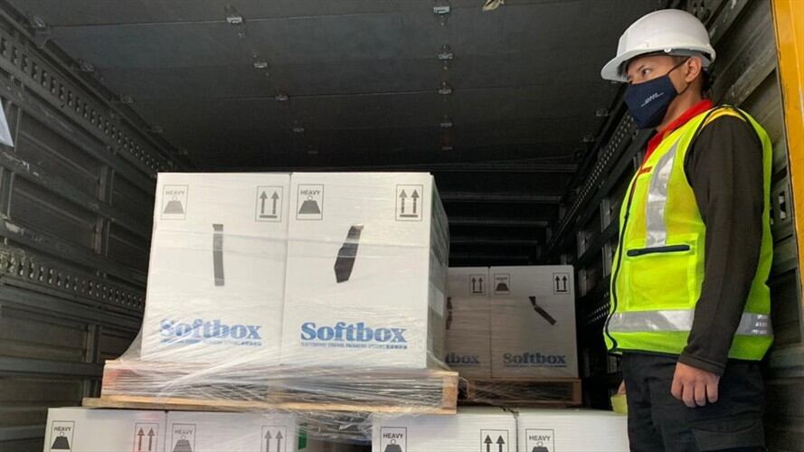 El país recibió 524.160 dosis de vacunas contra el COVID-19. Foto: Cortesía Ministerio de Salud y Protección Social