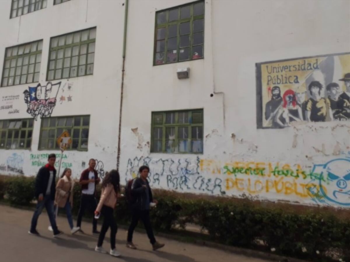 Estudiantes de la UPTC de Tunja se unen al paro nacional indefinido
