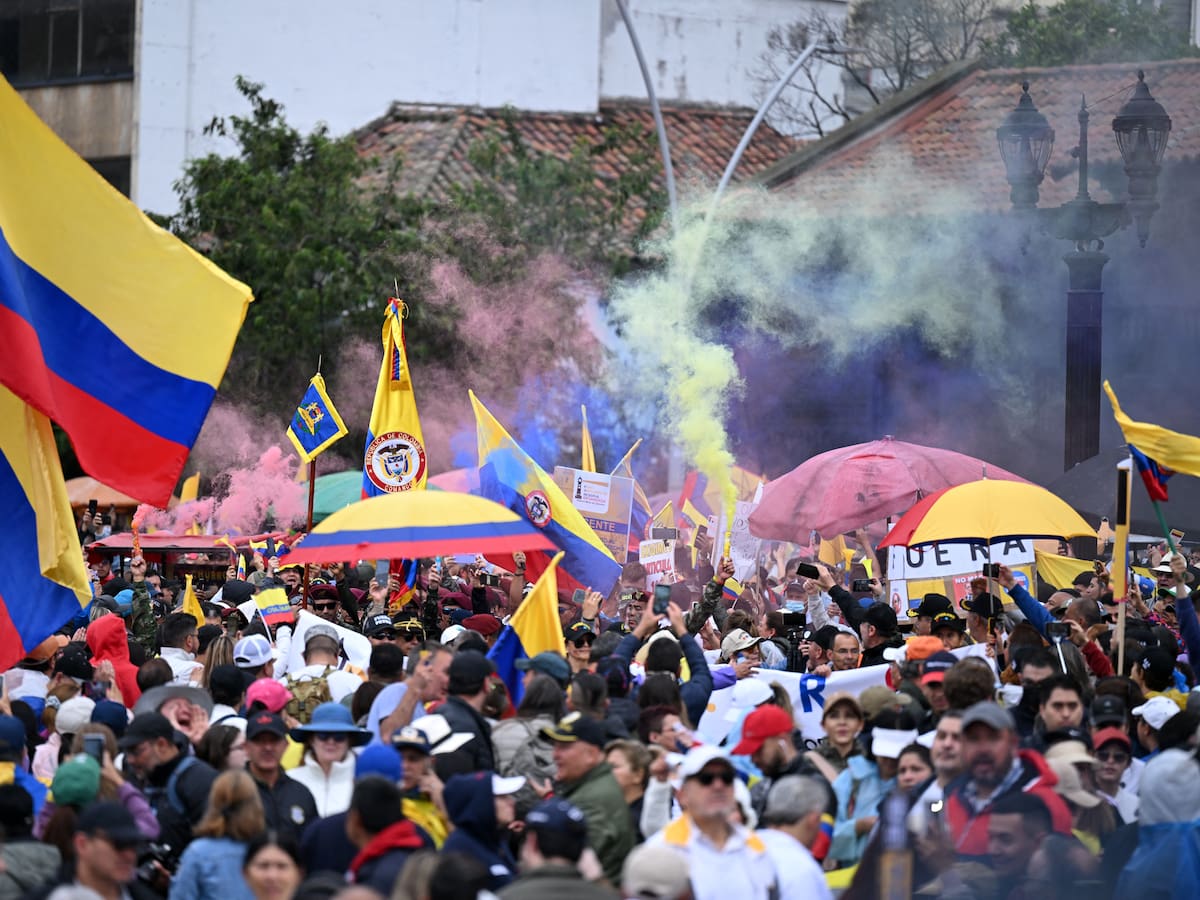Bogotá se prepara para las marchas del 23N contra las políticas de Gustavo Petro