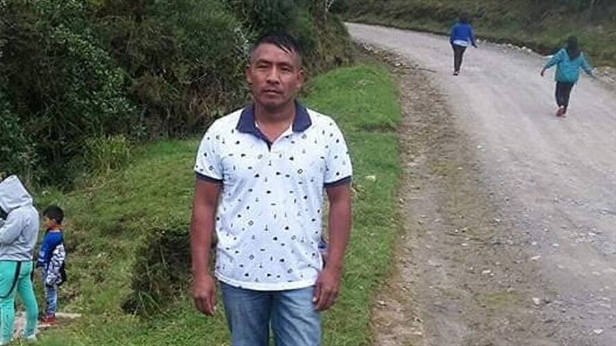 Se trata de Dilio Corpus Güetio, guardia campesino e integrante de Asocordillera, quien fue atacado con disparos cuando salía de su vivienda en la vereda Santa Bárbara.. Foto: Cortesía