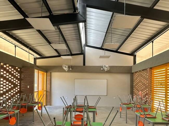 Colegio Pies Descalzos en Tibú. / Foto: @Shakira en Instagram.