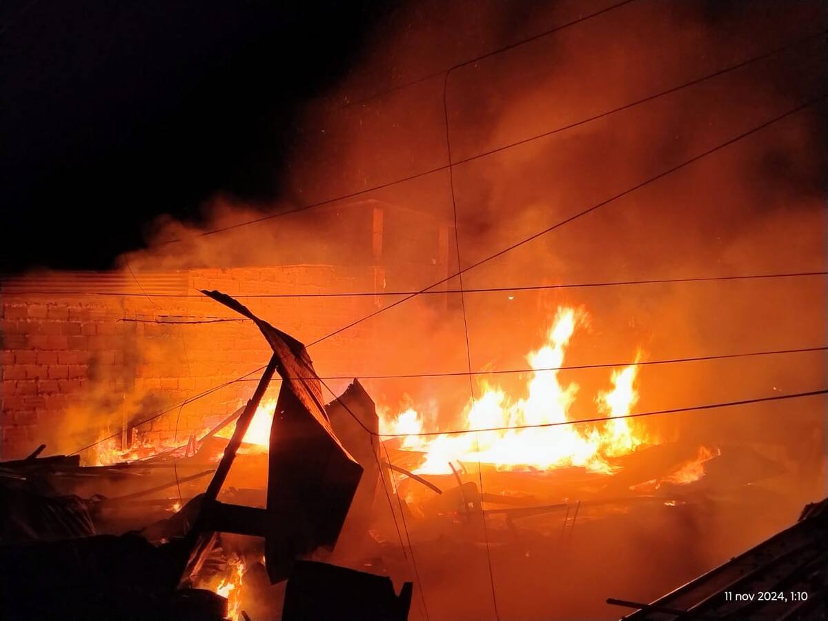 Incendio en López de Micay, Cauca, dejó cuatro viviendas afectadas