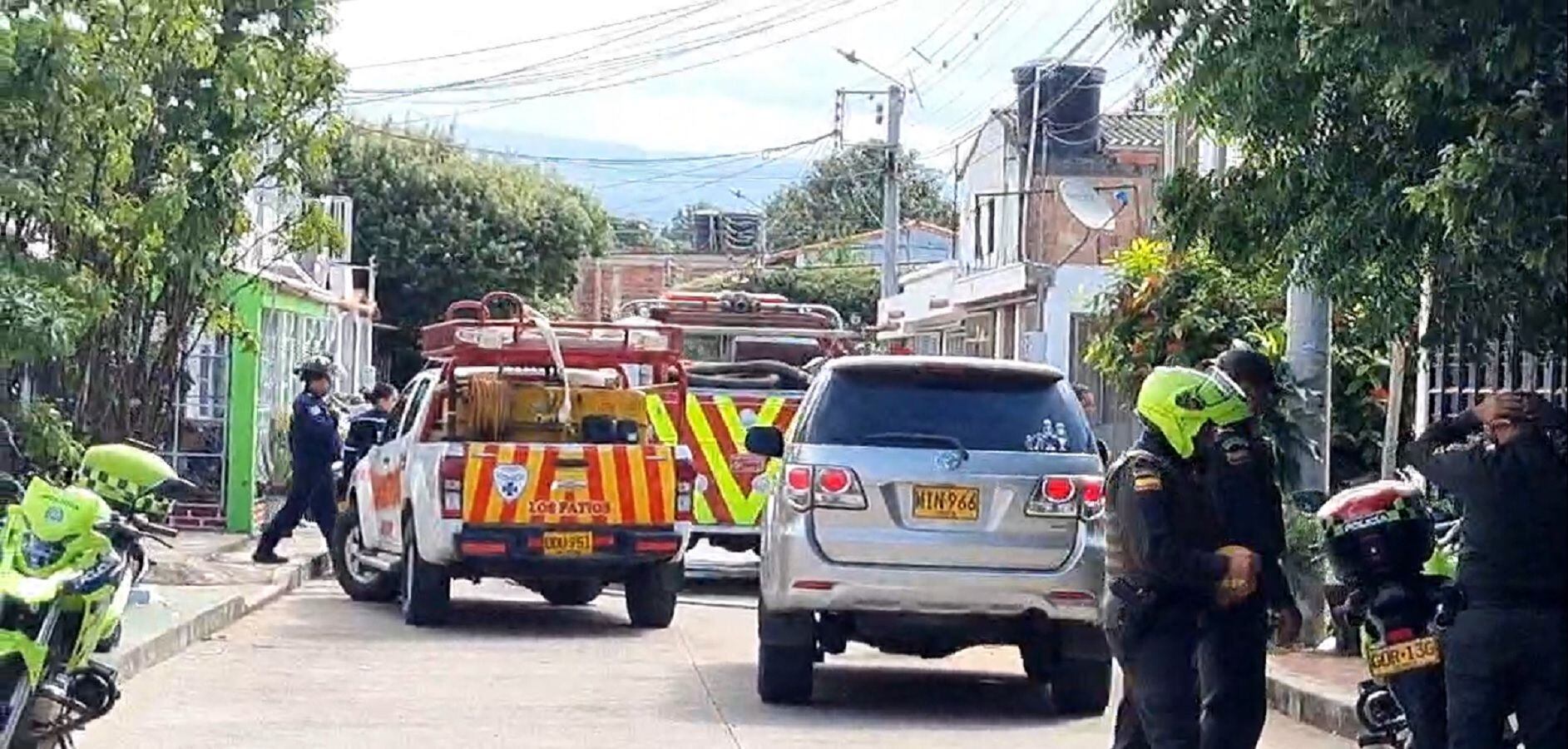 Incendio de una vivienda en Norte de Santander. Foto: Cortesía - Sergio Arévalo