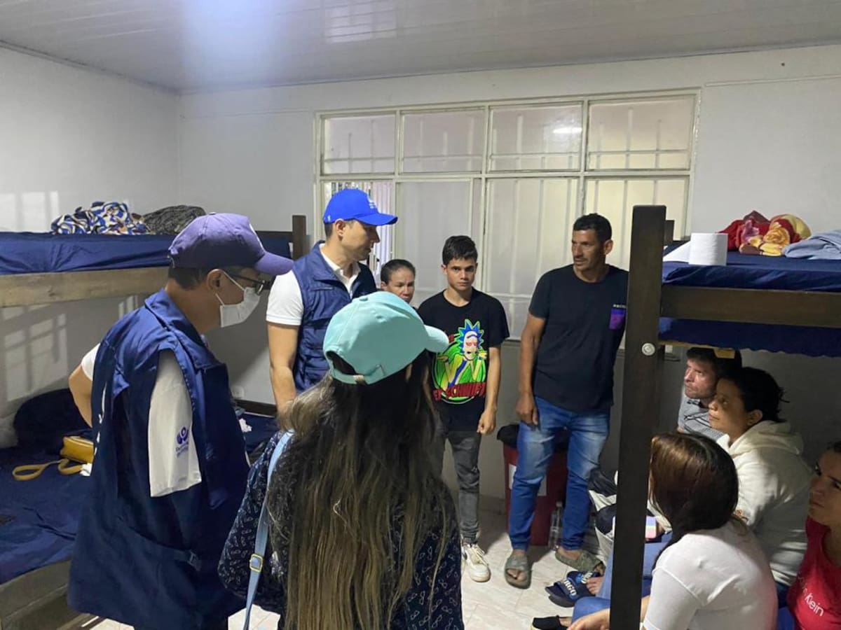 Habilitan albergue para damnificados de la avalancha en Ábrego, Norte de Santander