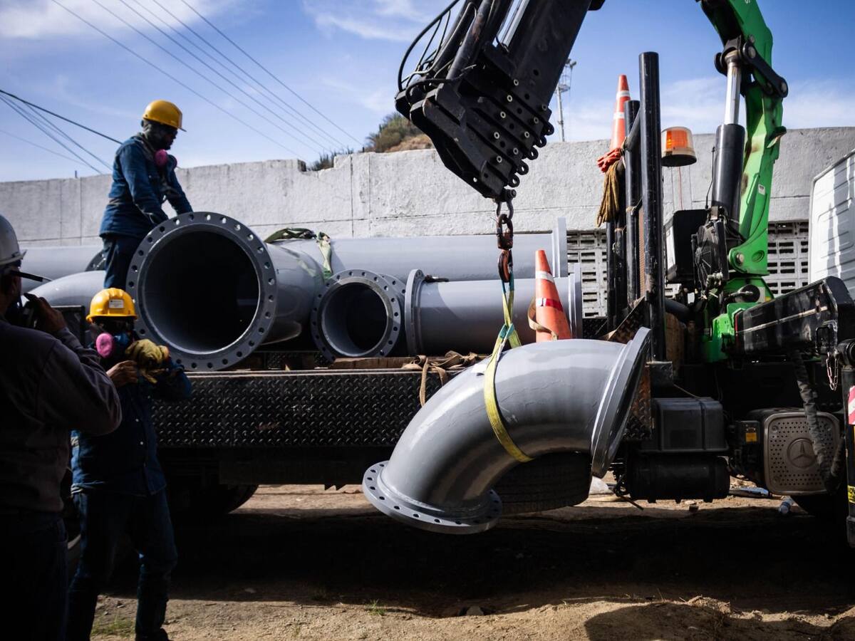 Instalado manifold provisional para optimizar funcionamiento de la EBAR Norte en Santa Marta