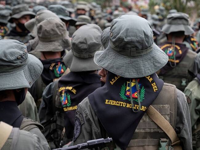 Referencia de soldados venezolanos. Foto: YURI CORTEZ/AFP via Getty Images