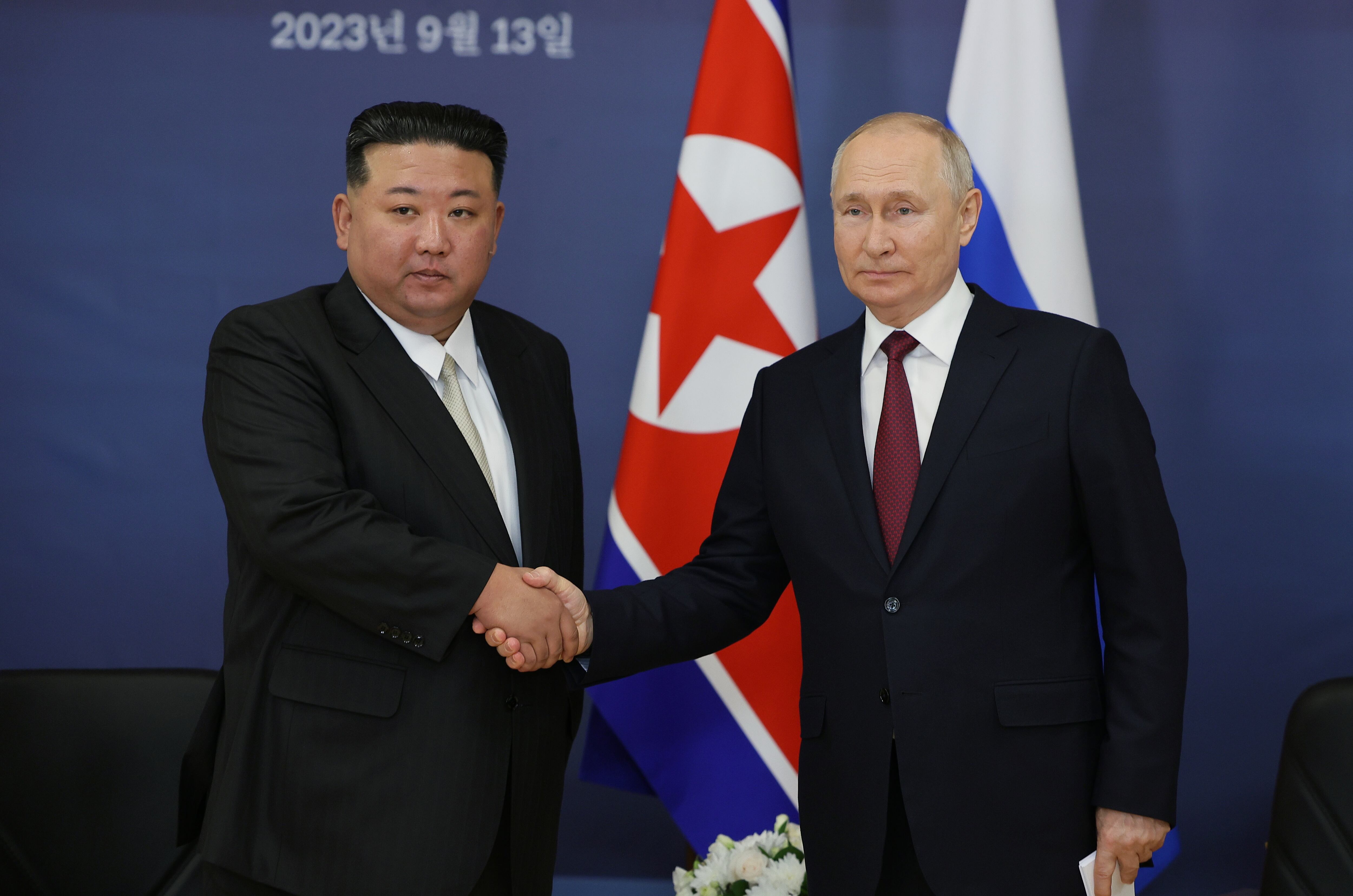 Kim Jong y Vladimir Putin | Foto: EFE