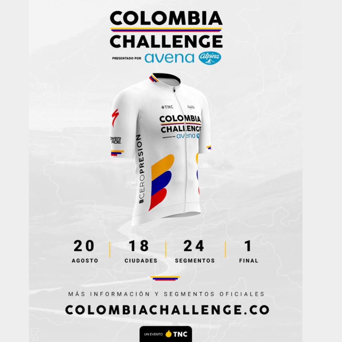 Colombia Challenge: innovadora carrera para ciclistas amateurs