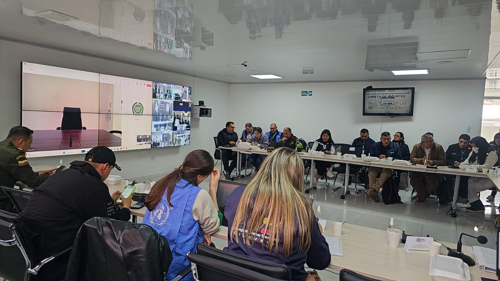 Puesto de Mando Unificado de Nariño. Foto: Gobernación de Nariño