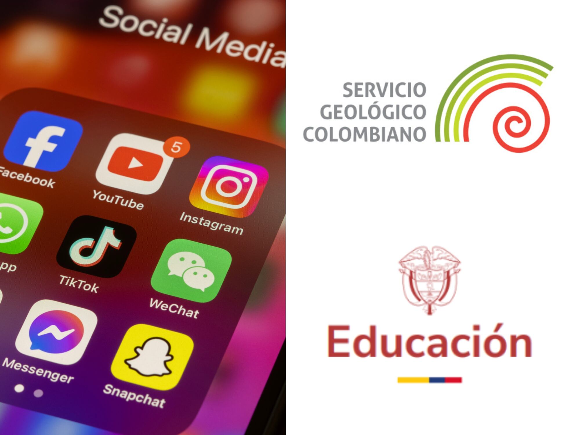 Admiten demanda contra MinEducación y Servicio Geológico por supuesto uso político de redes sociales. Fotos: Suministradas.