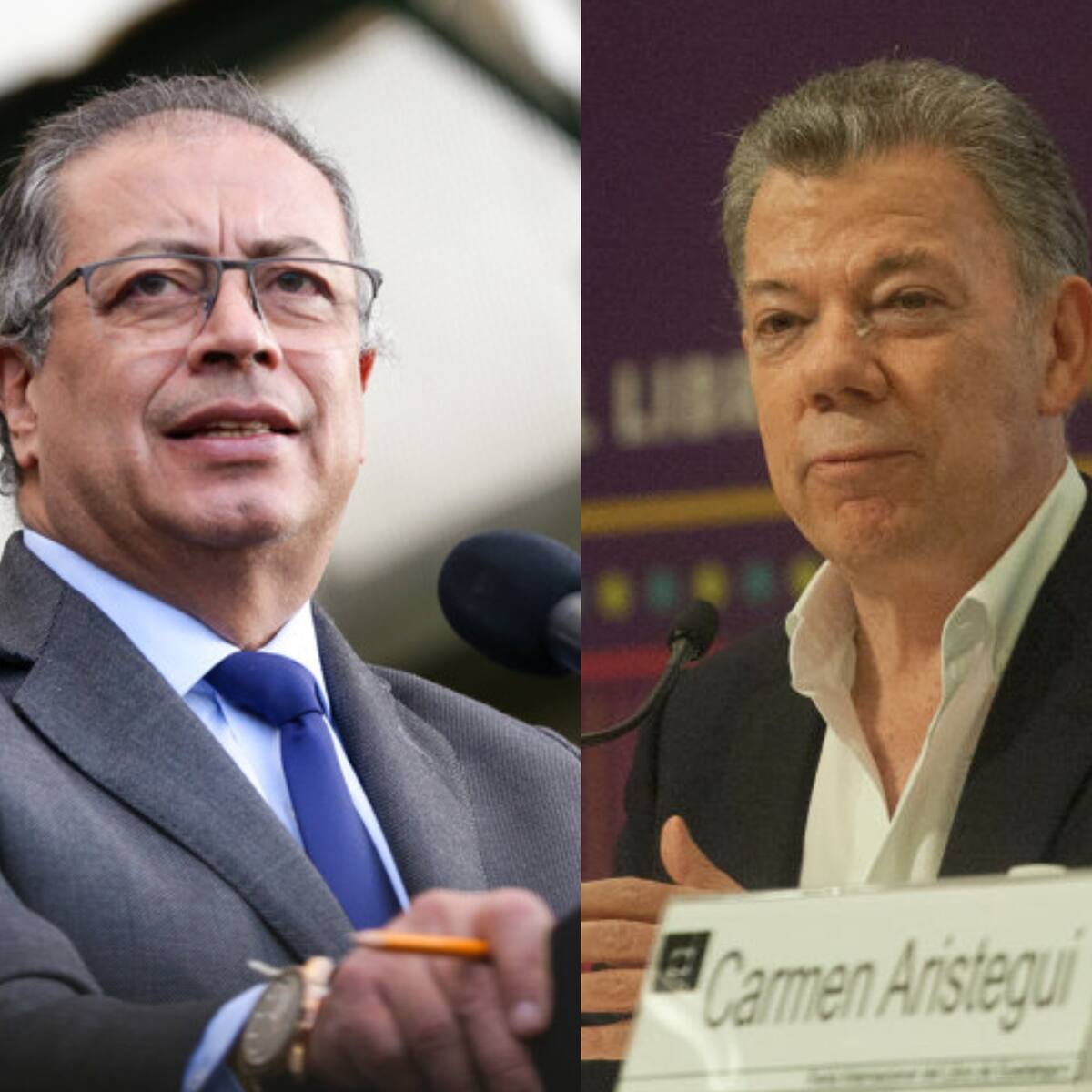 “Se equivoca”: Petro a Santos tras críticas por “organización” de disidencias Farc