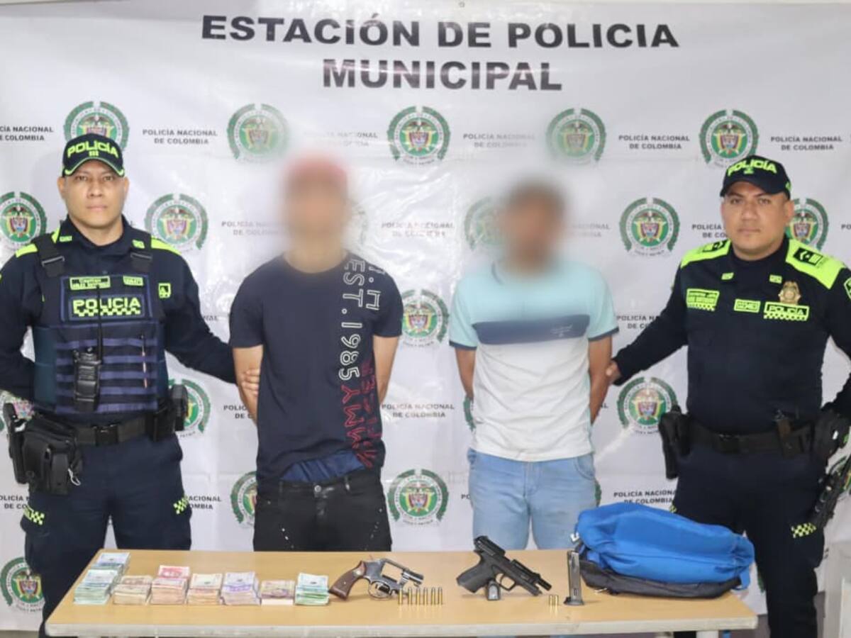 Capturan a dos extranjeros que intentaron asaltar un banco en Cali