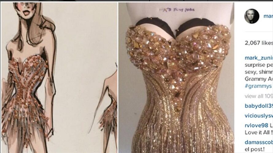 El vestido de Sofía Vergara pesaba más de 10 kilos. Foto: Bang Media