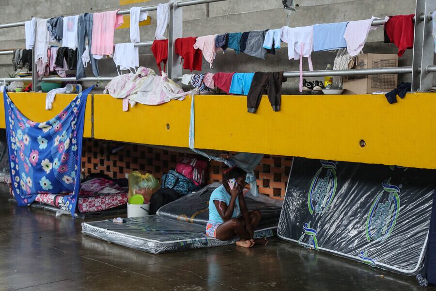 Imagen de referencia de desplazamiento en Colombia. Foto: Colprensa.