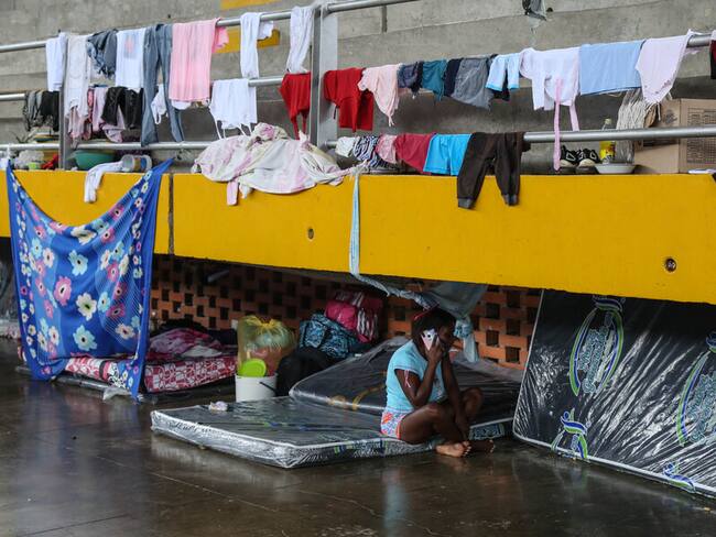 Imagen de referencia de desplazamiento en Colombia. Foto: Colprensa.