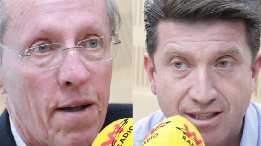 Navarro y Molano, precandidatos a la Alcaldía de Bogotá.. Foto: La WCon Vicky Dávila