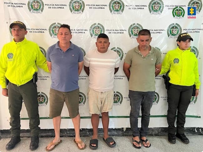 Autoridades capturan a seis presuntos integrantes de Comandos Frontera. Foto: Fiscalía.